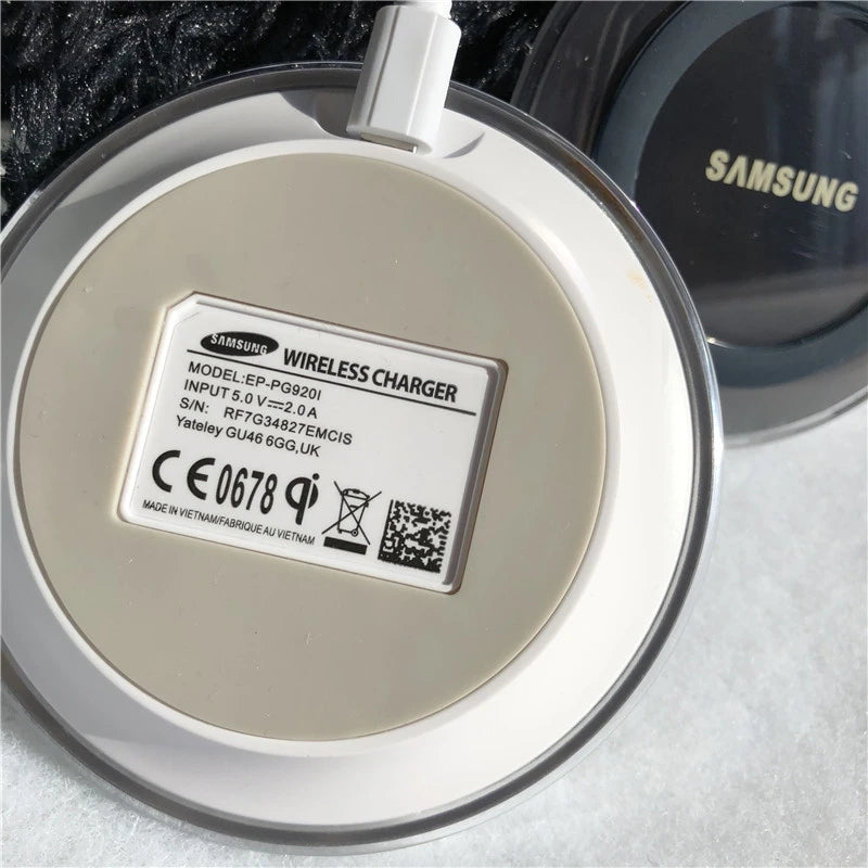 Cargador inalámbrico Samsung 5V 2A, almohadilla de carga