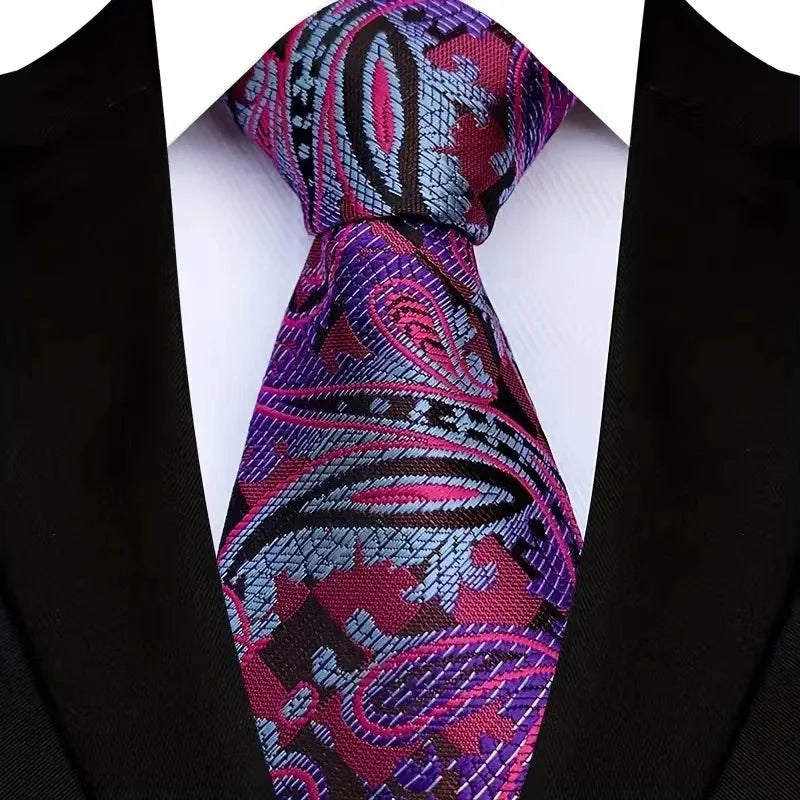 Corbata Elegante para Hombre 8CM Diseño Premium para Bodas y Oficina