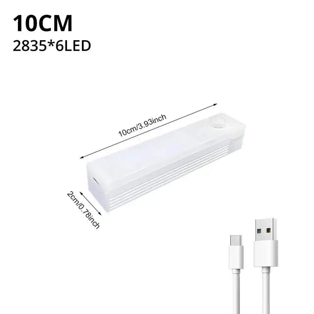 Luz LED con Sensor de Movimiento Recargable USB