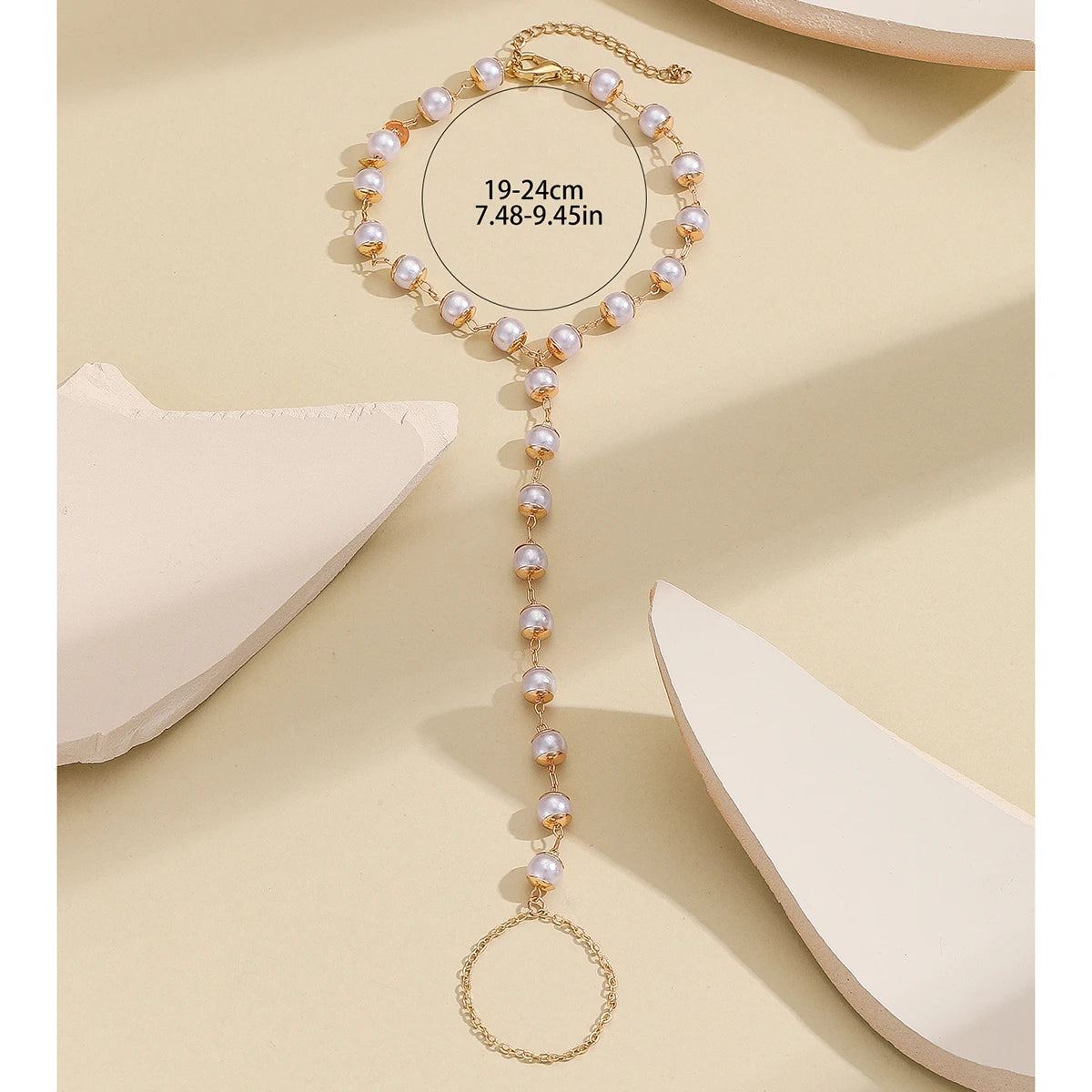 Pulsera Bohemia de Cristal Azul Vintage para Mujer
