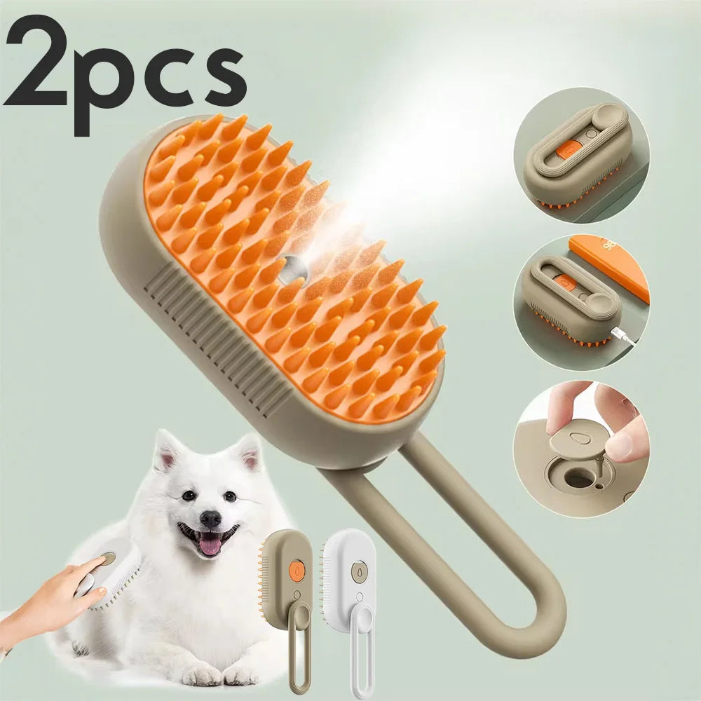 Cepillo de vapor para mascotas