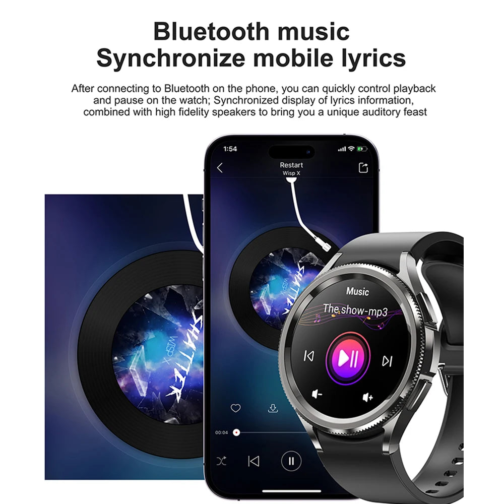 Smartwatch Deportivo 2025 para Hombre con Pantalla AMOLED e IP68