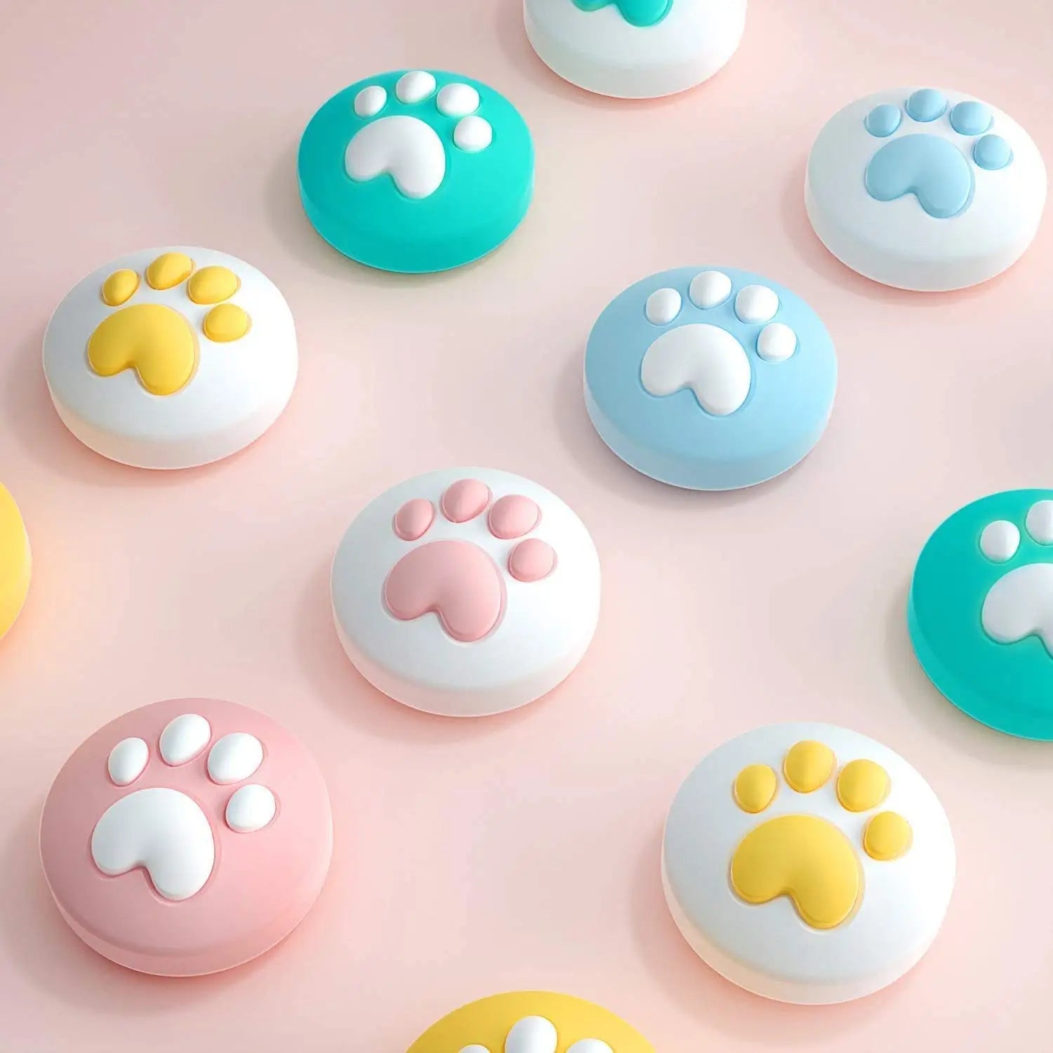 Fundas de Joystick huellas de gatito