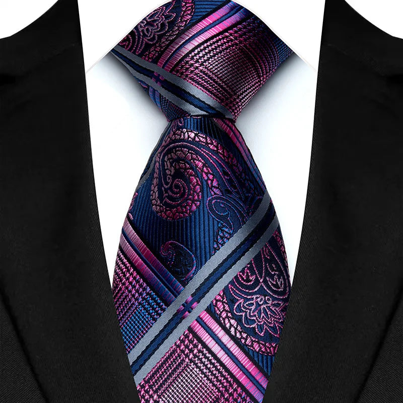 Corbata Elegante para Hombre 8CM Diseño Premium para Bodas y Oficina
