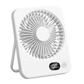 Ventilador de Escritorio Portátil, Ventilador Recargable USB 180 °