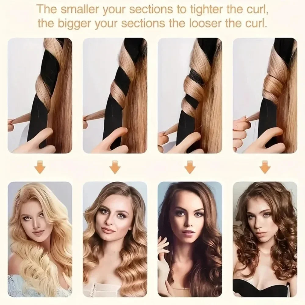 Rizador de Cabello sin Calor con Banda para Rizos Naturales