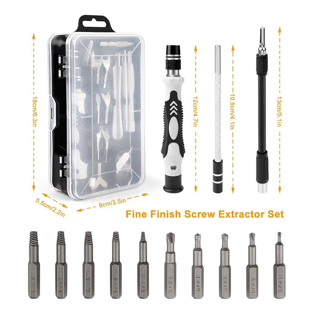 Kit de Destornilladores Magnéticos de Precisión 25/115/135/140 en 1