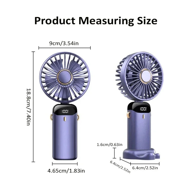 Mini ventilador portátil de mano