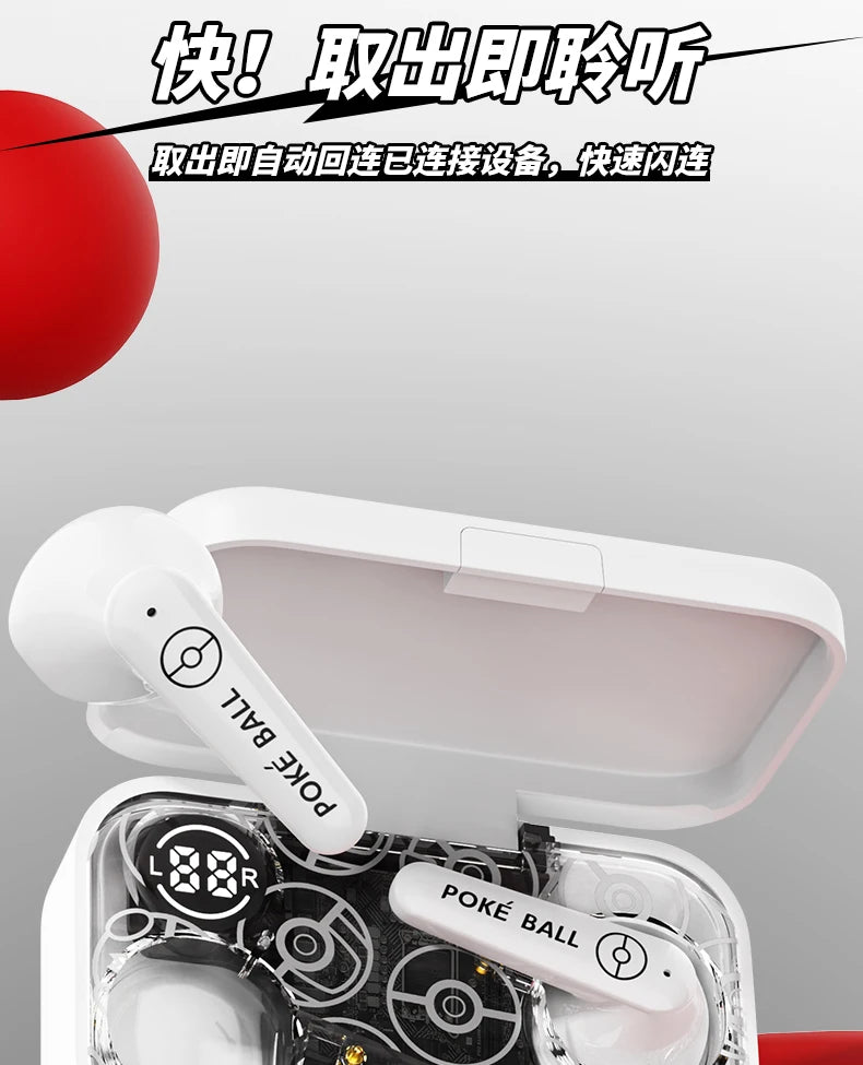 Auriculares Bluetooth pokemon