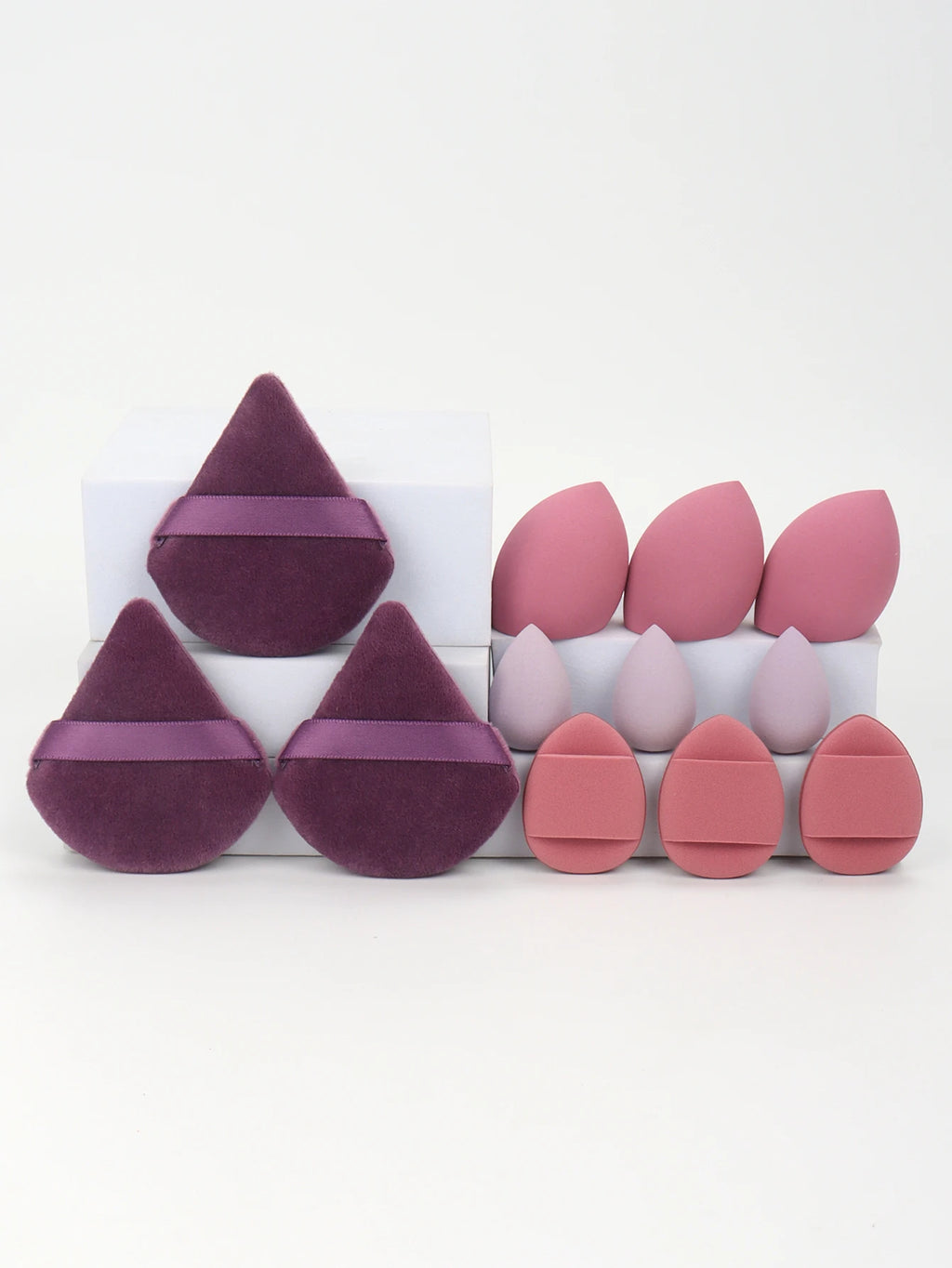 Set de Esponjas de Maquillaje 12 Piezas Multiusos