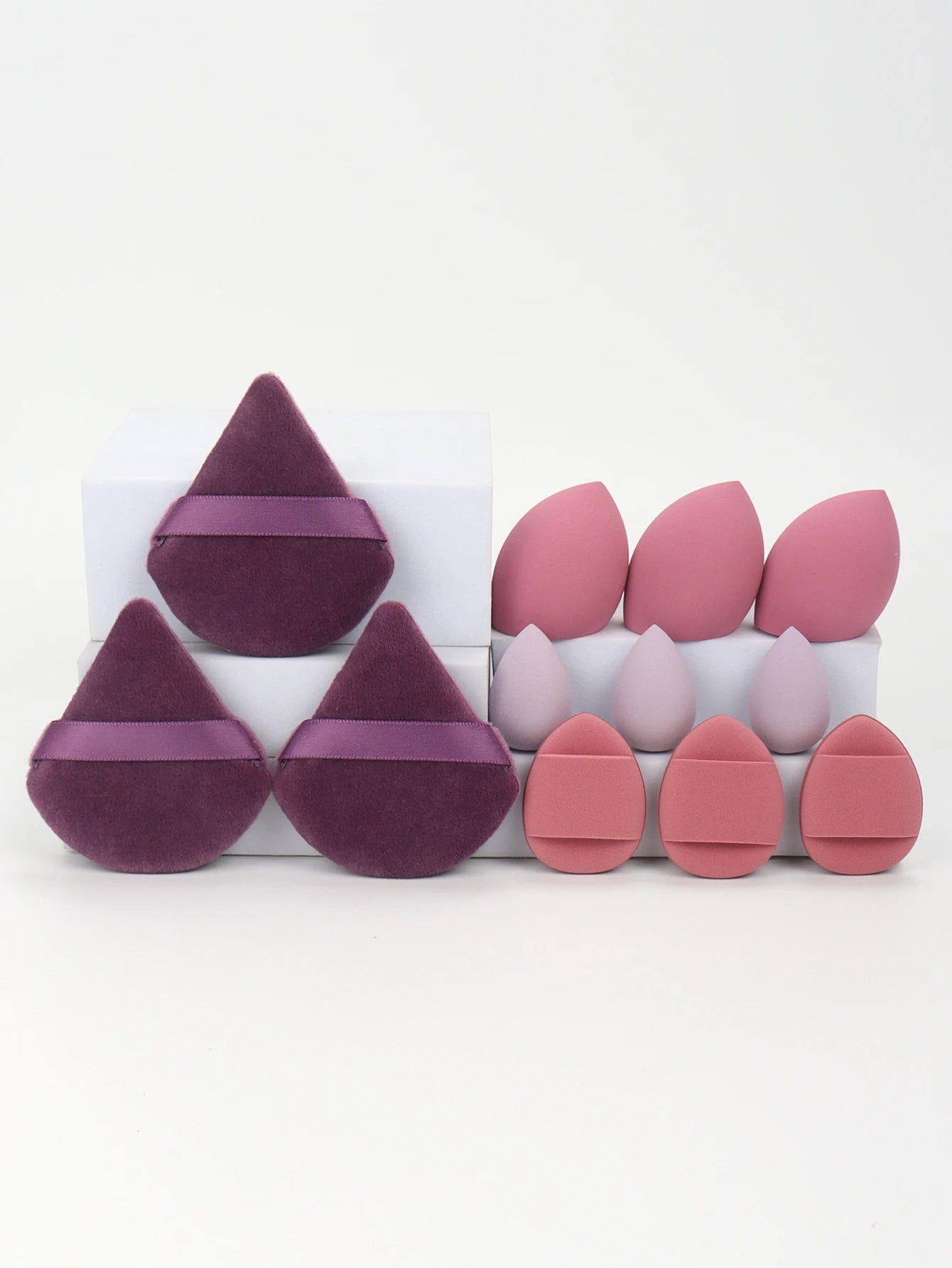 Set de Esponjas de Maquillaje 12 Piezas Multiusos