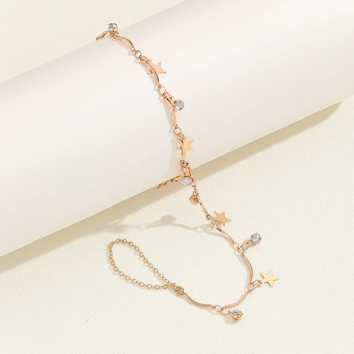 Pulsera Bohemia de Cristal Azul Vintage para Mujer