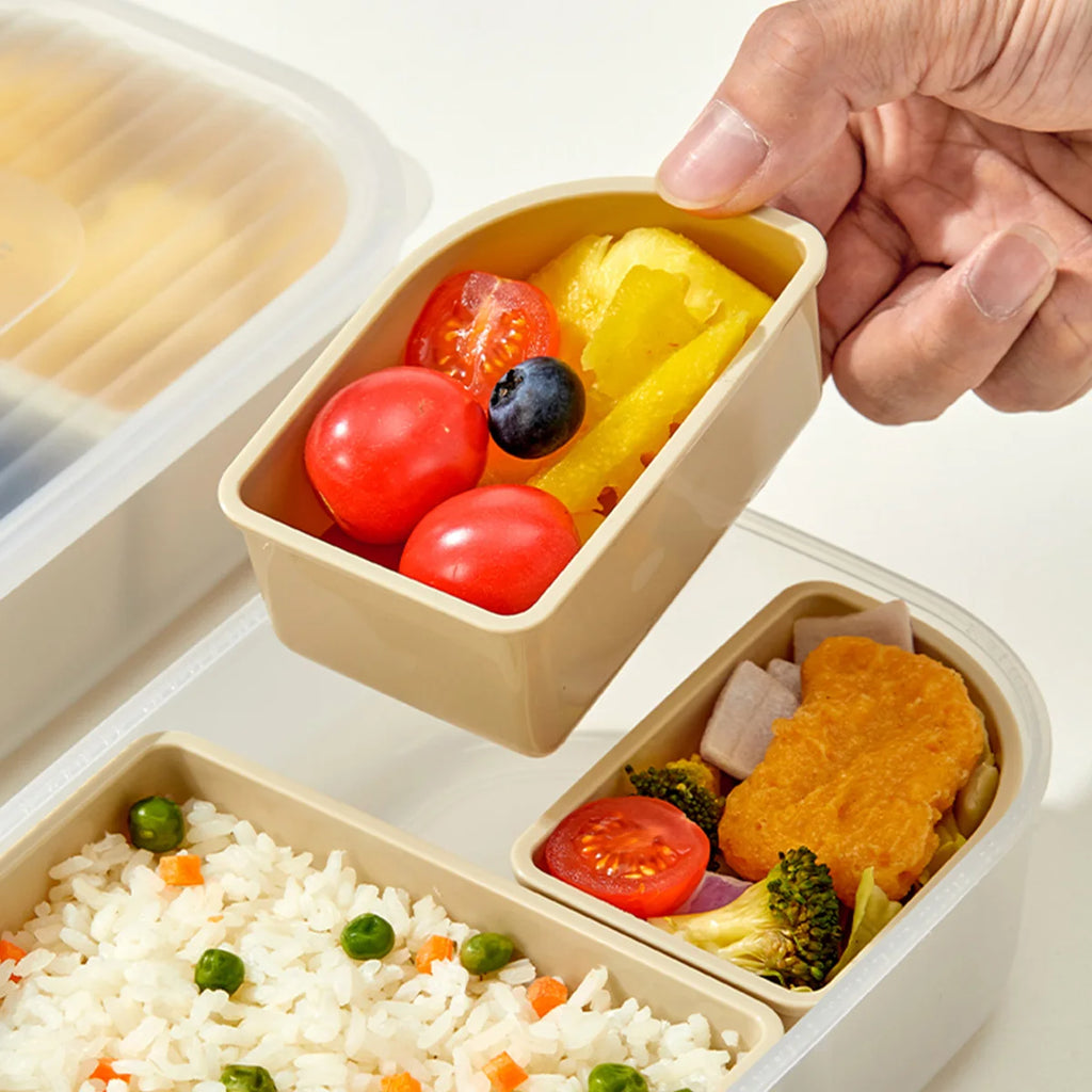 Fiambrera Bento 3 Compartimentos para Microondas