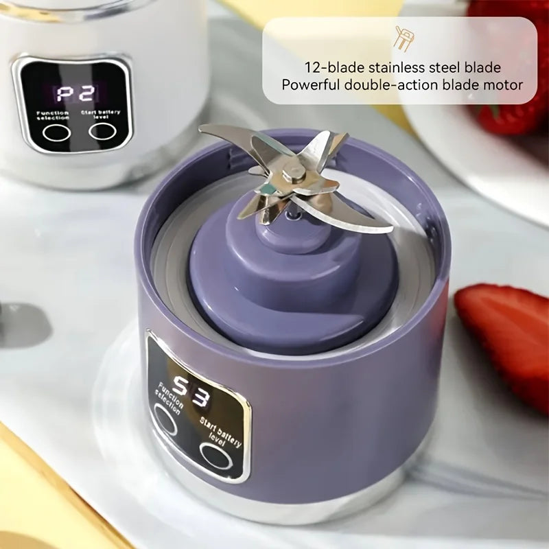 Minilicuadora y extractor de jugo portátil recargable por USB