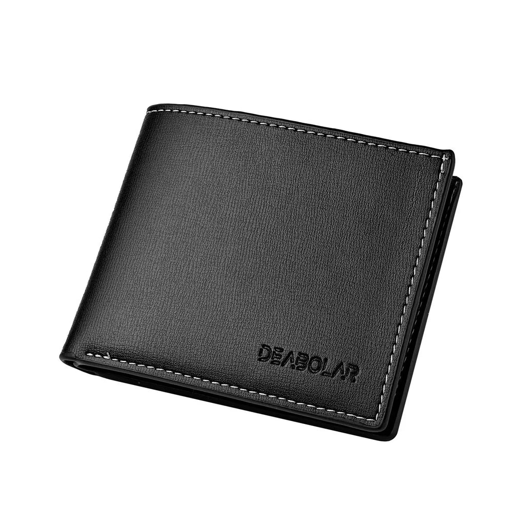 Cartera de cuero para hombre elegante