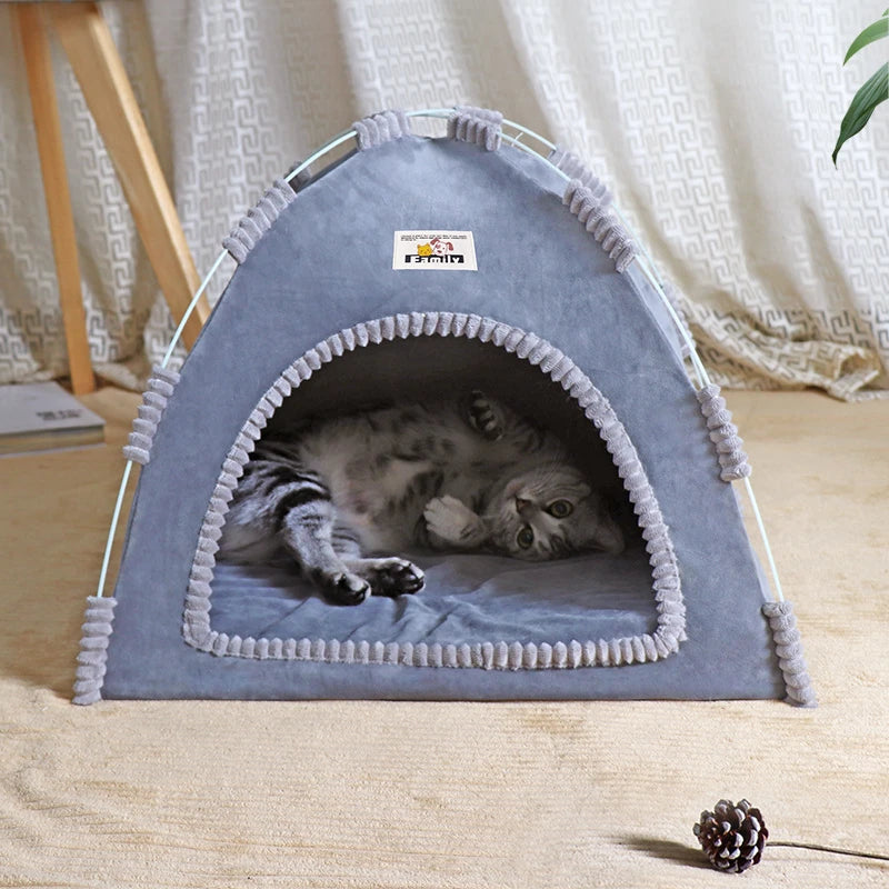 Casa plegable para gatitos