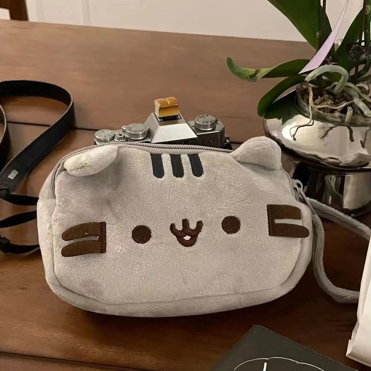 Estuche de Lápices de Felpa de gatito adorable