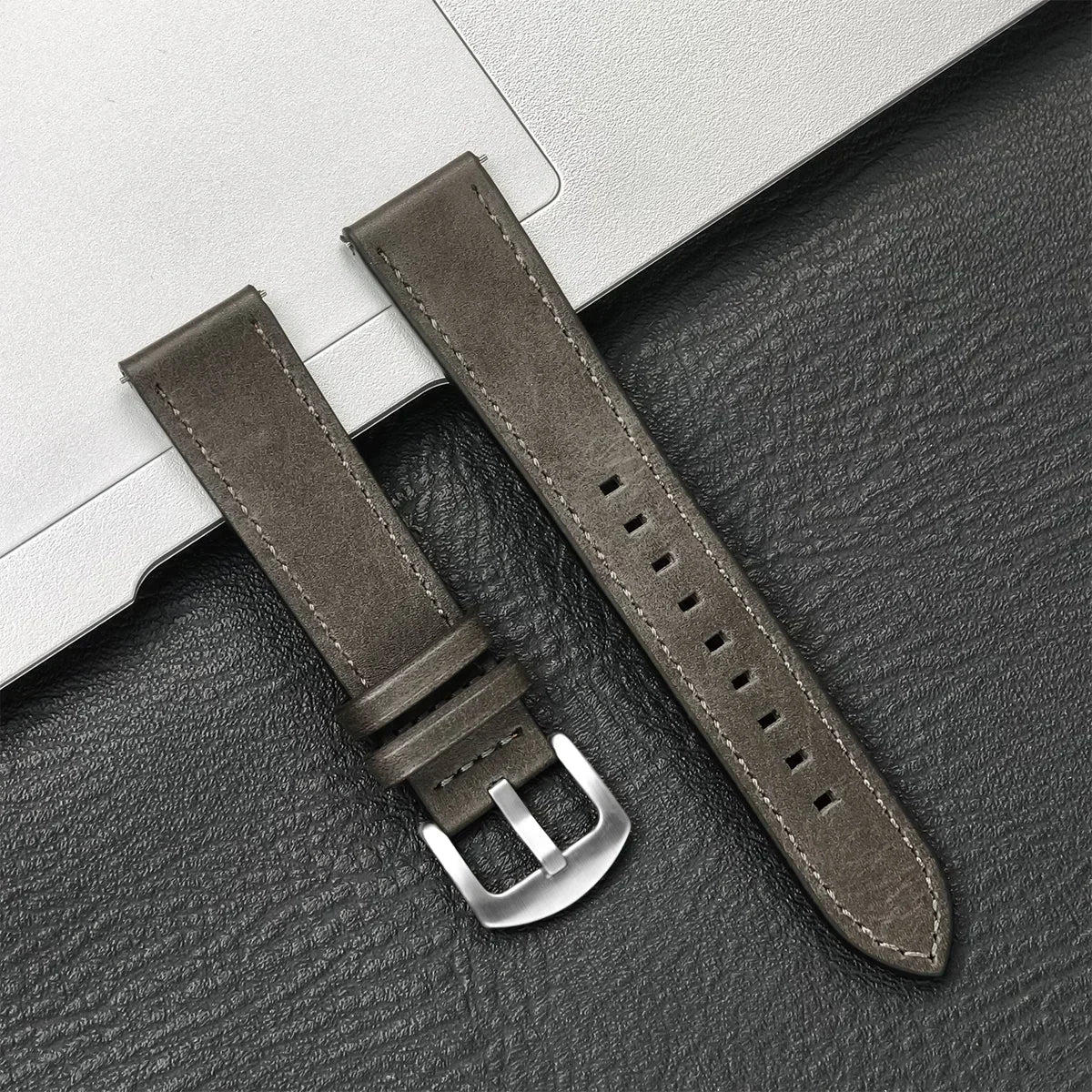 Correa de Piel Vintage 20mm/22mm para Samsung Galaxy Watch y Xiaomi Redmi Watch