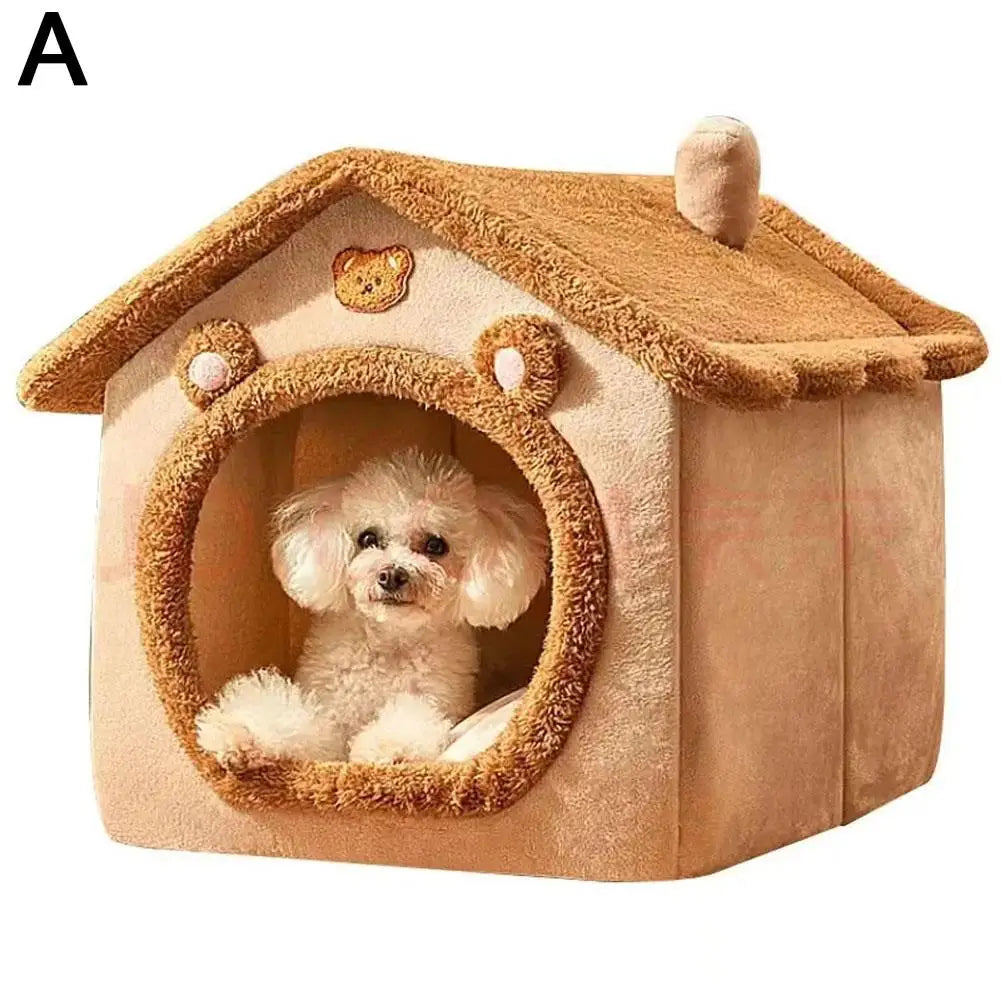 Casa cálida gruesa para mascotas