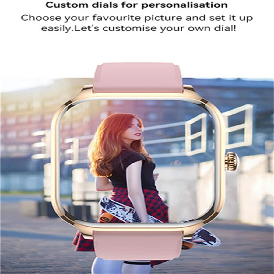 Smartwatch 2026 con Pantalla HD Full Touch y Bluetooth para Hombre y Mujer