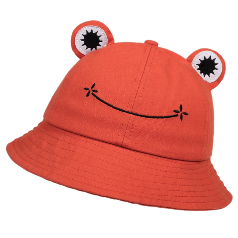 Sombrero de cubo de rana para mujer