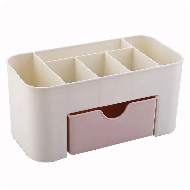 Contenedor organizador de plástico para decoración de uñas