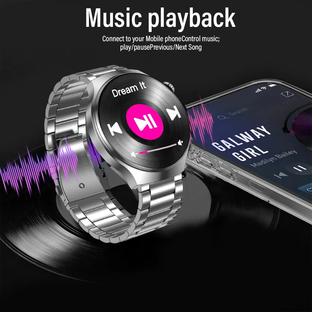 Smartwatch G.L Wear 2025 con Pantalla HD y Monitoreo de Salud