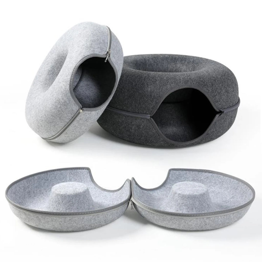 Túnel B Donut para gatos, túnel interactivo