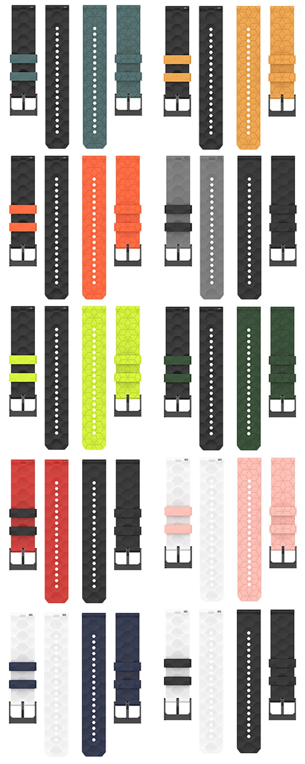 Correa de Silicón Deportiva 20mm/22mm para Huawei y Honor Watch