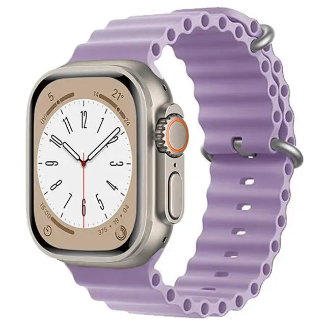 Correa Ocean de Silicón para Apple Watch Series y Ultra