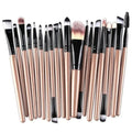 Set Profesional de 20 Pinceles para maquillaje