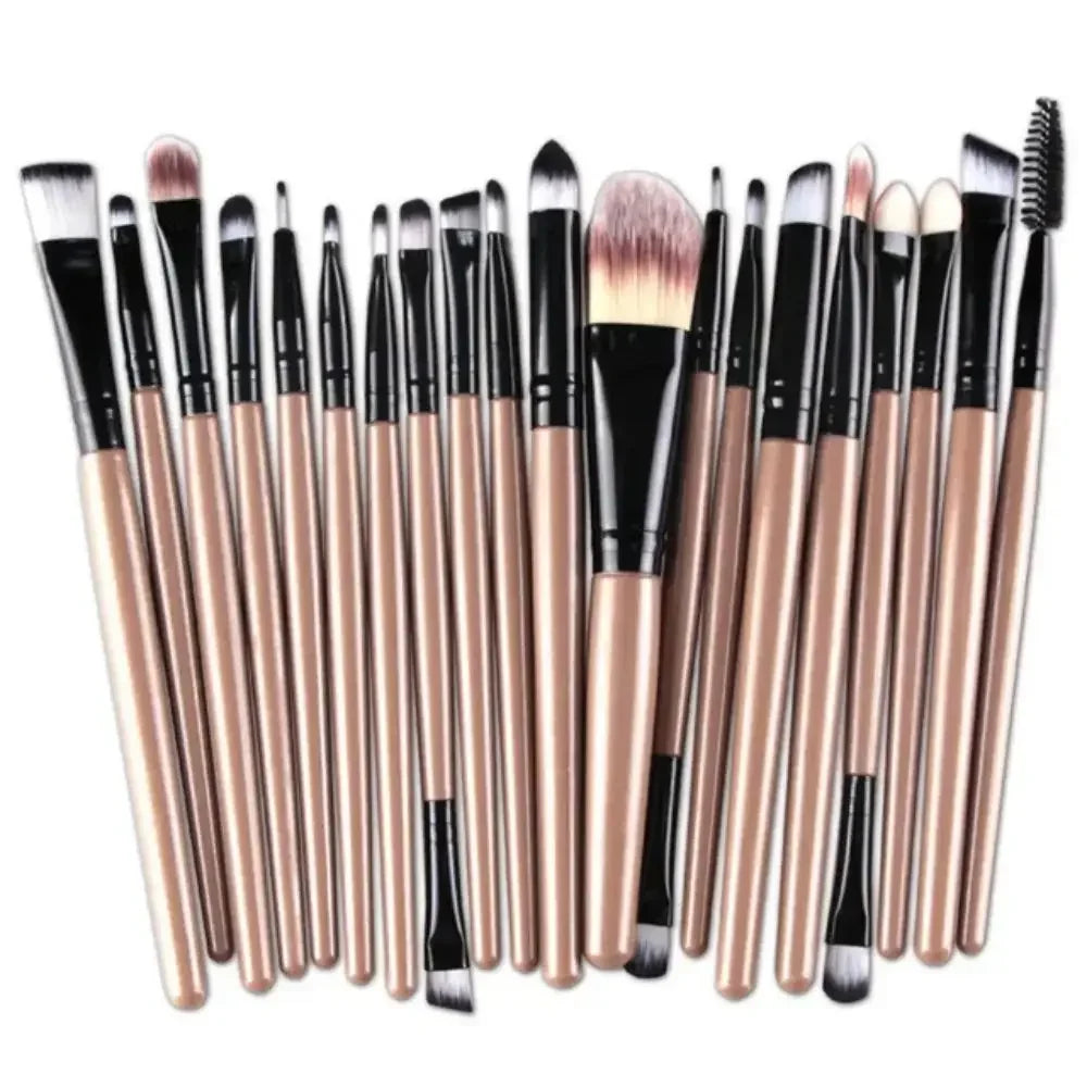 Set Profesional de 20 Pinceles para maquillaje
