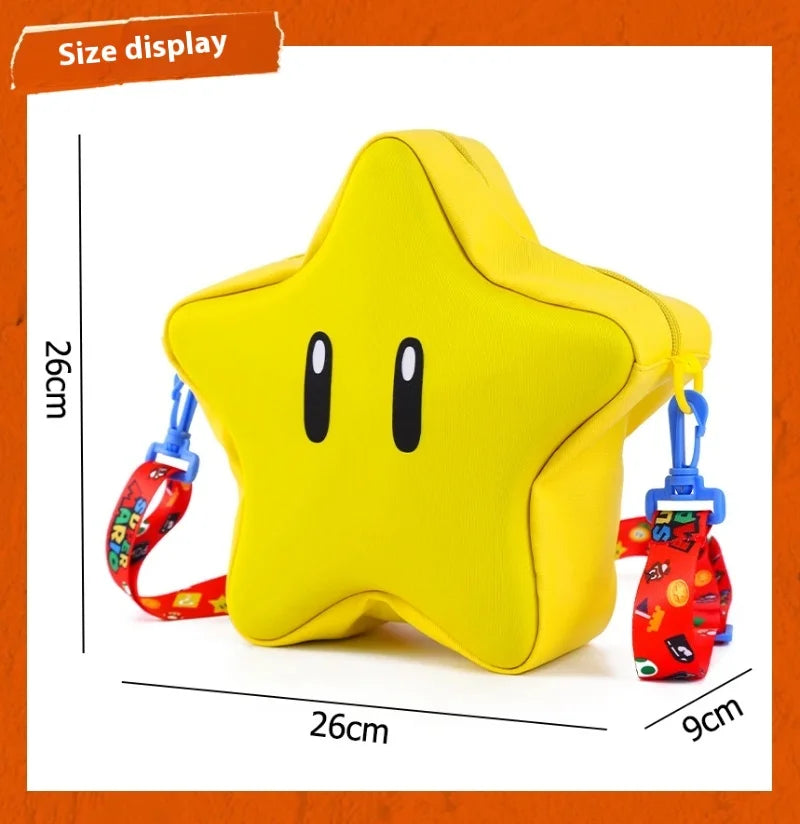 Mochila kawai forma de estrella para niño