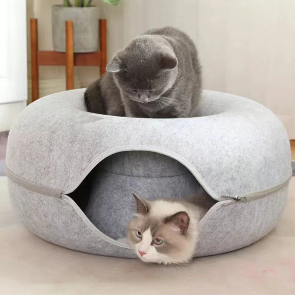 Túnel B Donut para gatos, túnel interactivo