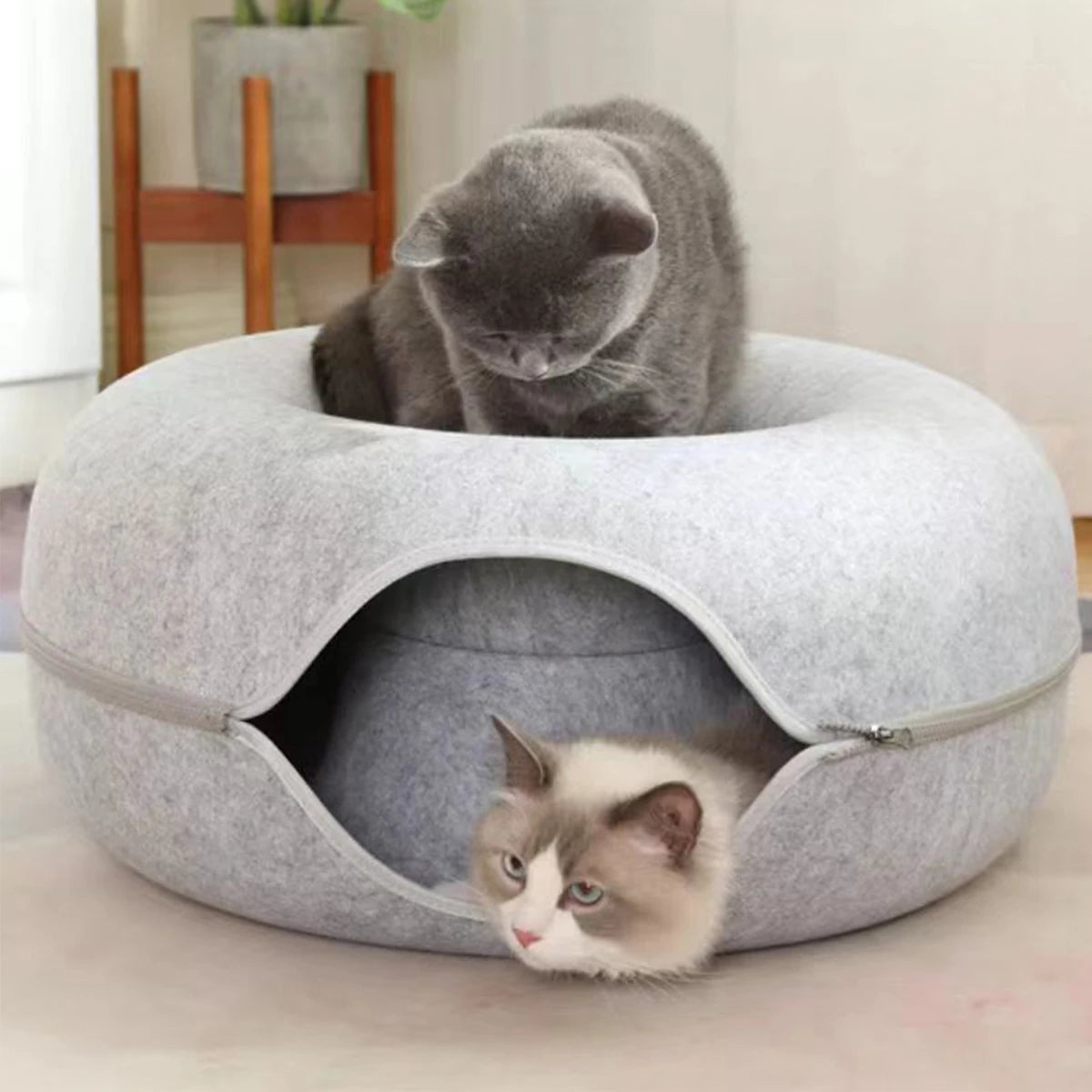 Túnel B Donut para gatos, túnel interactivo