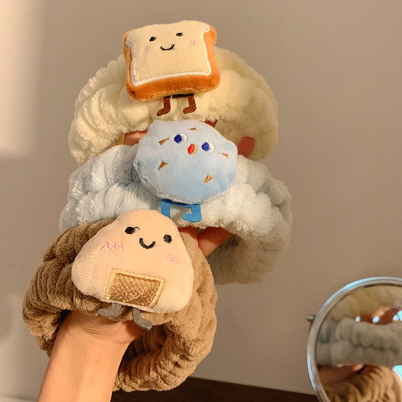 Set Spa: Diadema + Muñequeras forma de pan