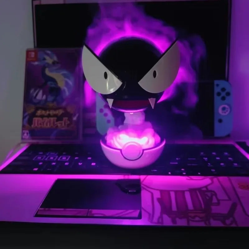 Humidificador Pokémon Gastly con Luz LED y Difusor de Aroma Ambiental