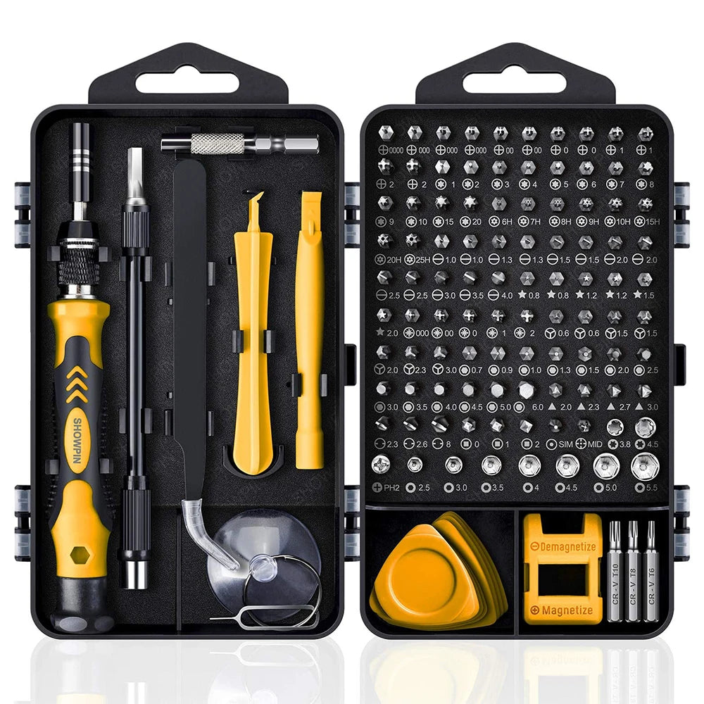 Kit de Destornilladores Magnéticos de Precisión 25/115/135/140 en 1