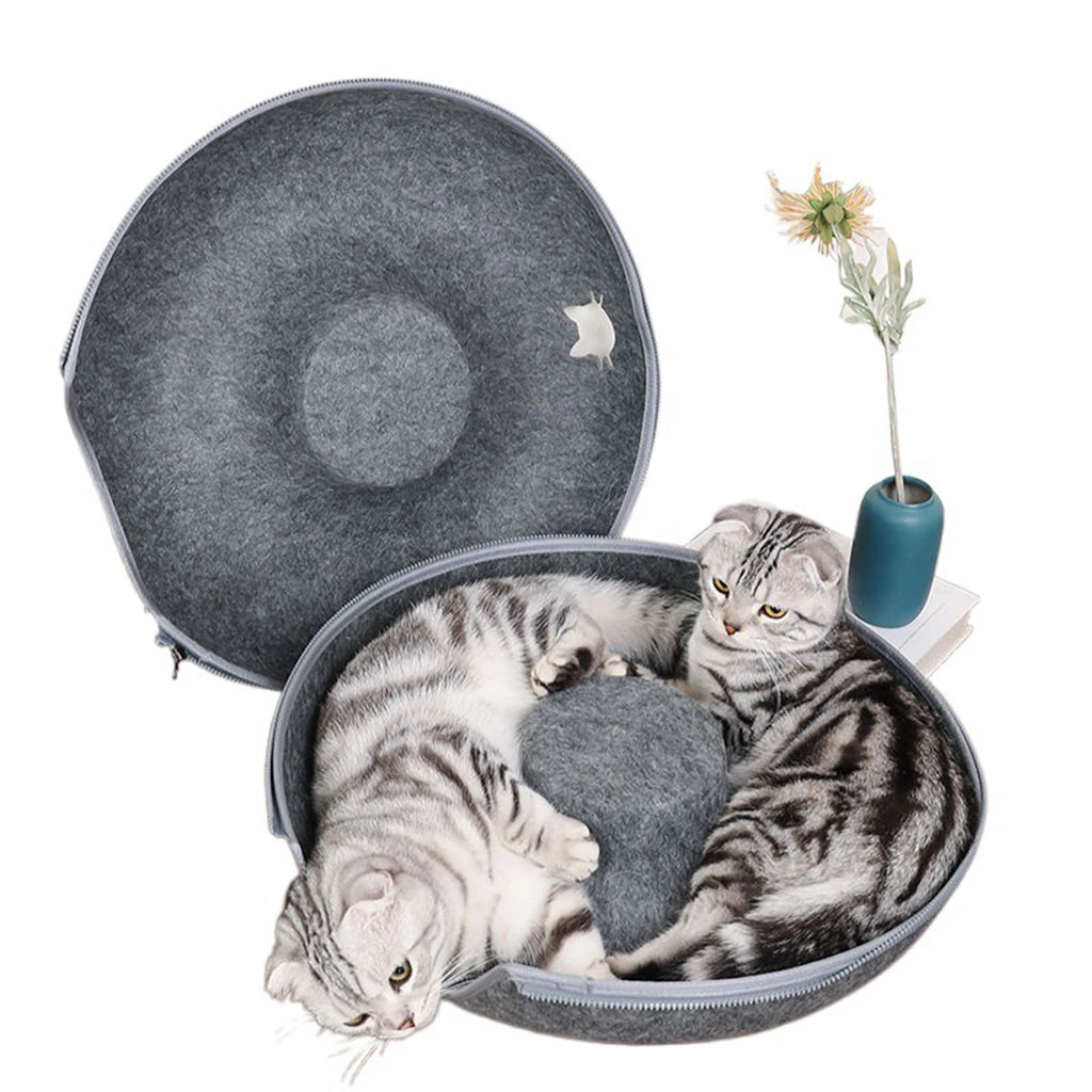 Túnel B Donut para gatos, túnel interactivo