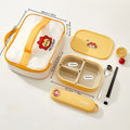 Fiambrera Bento 3 Compartimentos para Microondas