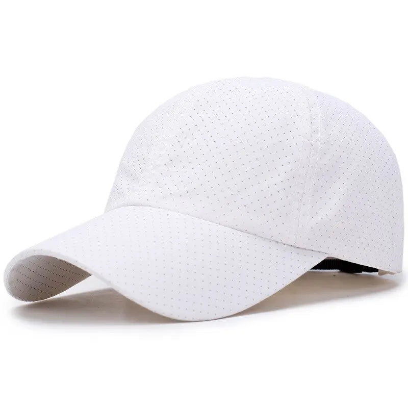 Gorra de malla de Color sólido, gorra de béisbol