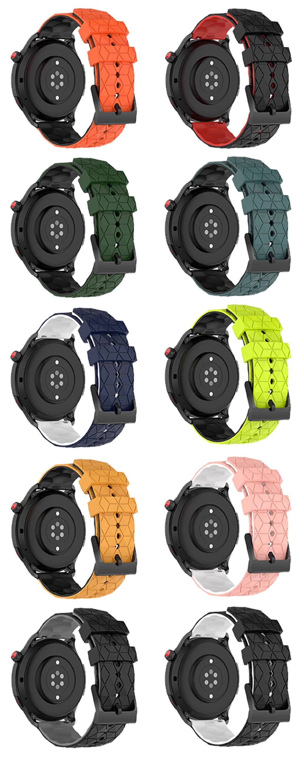 Correa de Silicón Deportiva 20mm/22mm para Huawei y Honor Watch