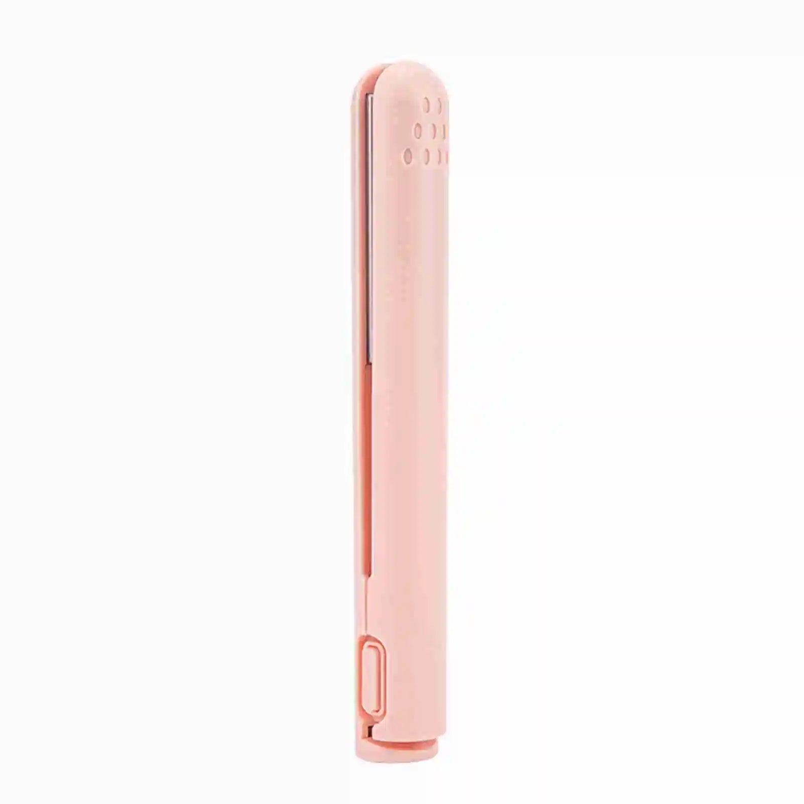 Rizador de Pelo Pequeño Portátil 2 en 1, Plancha de Pelo de Doble Uso con Conexión USB