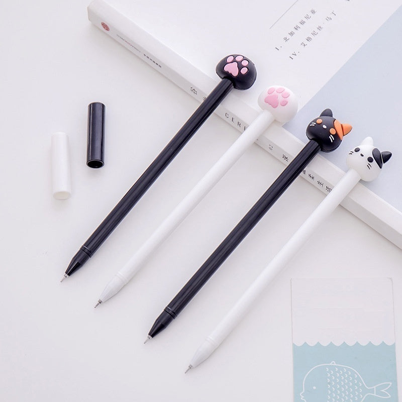 Set 10 Plumas de Gel de Gato Kawaii