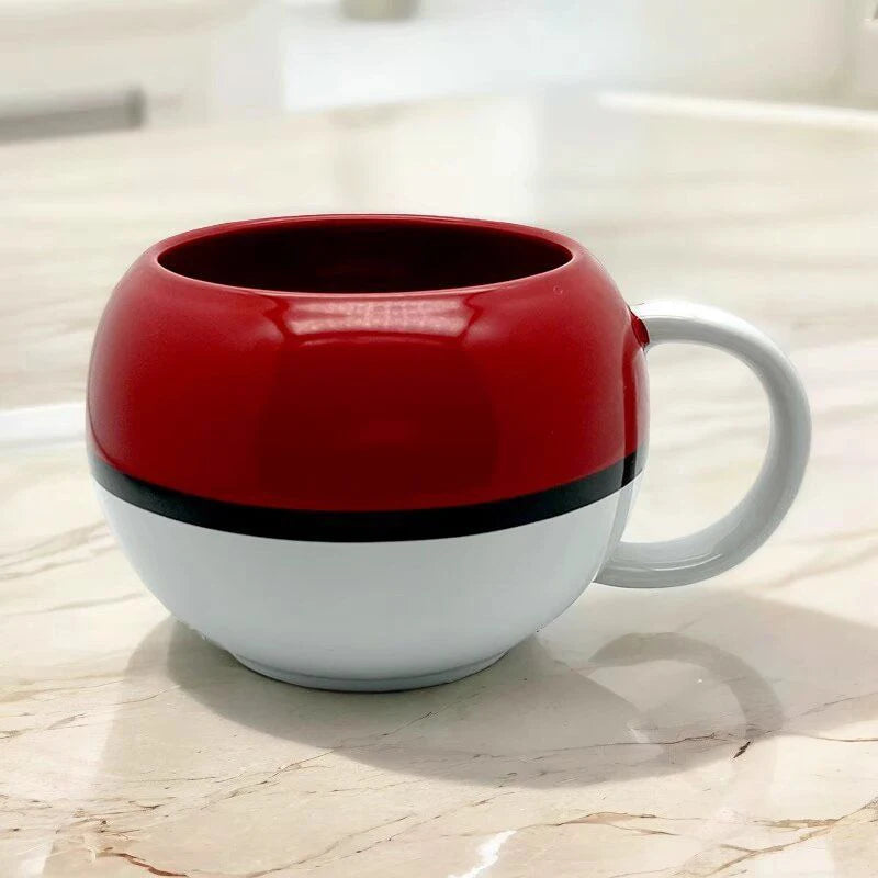 Taza Pokémon Pokeball de Cerámica Diseño Anime para Café y Regalo
