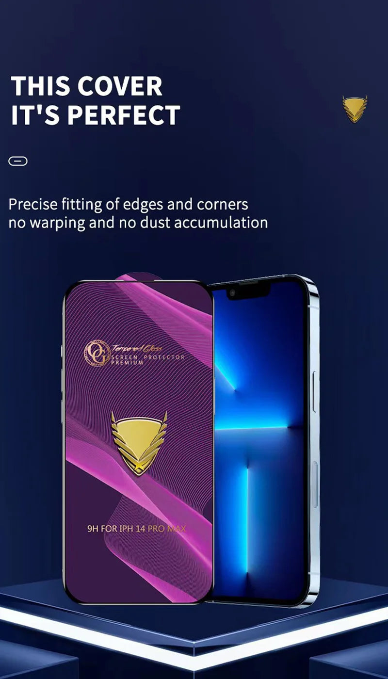 Armadura dorada vidrio templado para Samsung