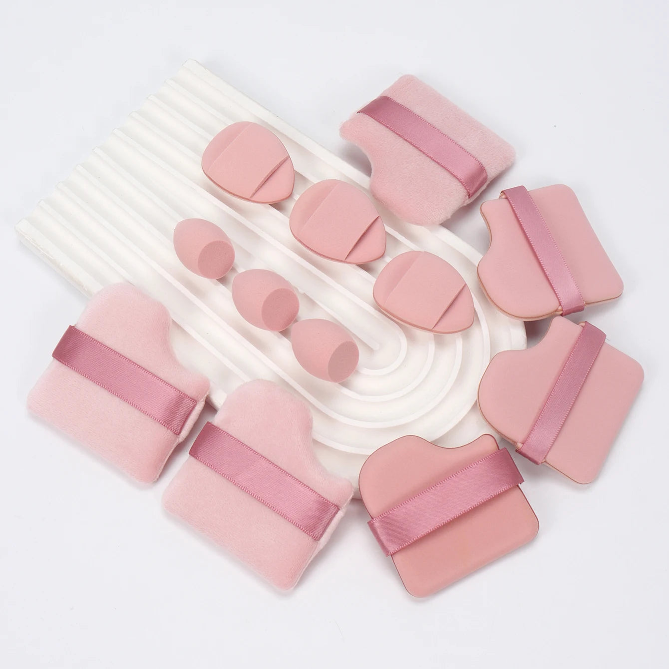 Set de Esponjas de Maquillaje 12 Piezas Multiusos