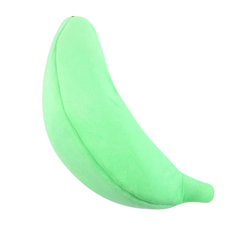 Cama para gatos con forma de plátano