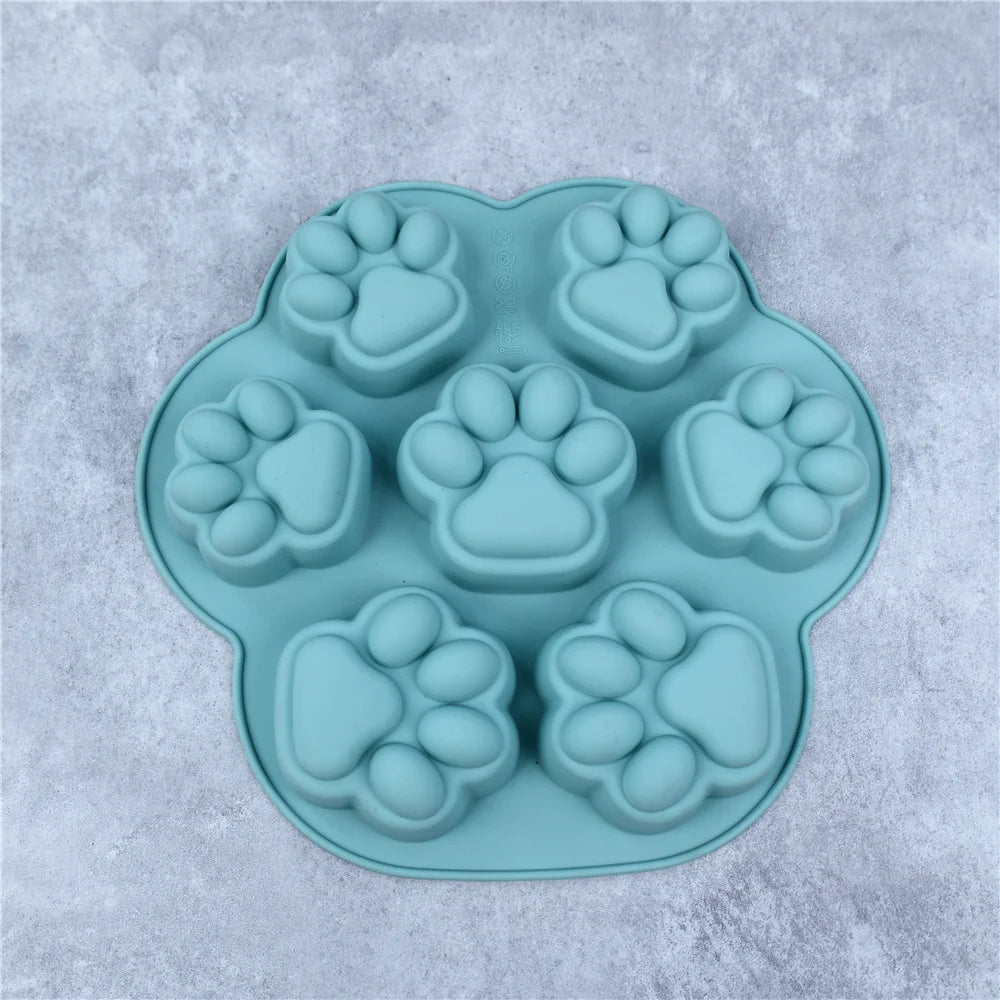 Molde de Patita de Gatito para Repostería