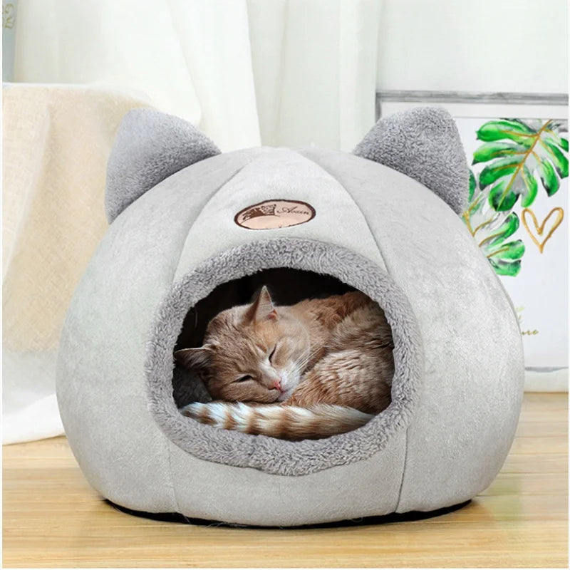 Cama para gatos a prueba de frío y cálido para invierno
